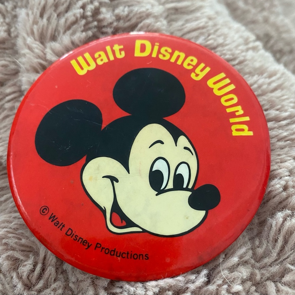 Vintage 70s Walt Disney World pin | Disney collectible pin